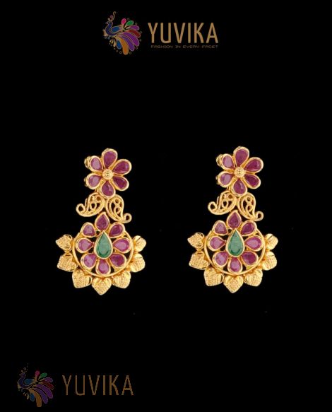 Gold 22k Earrings - Hangings