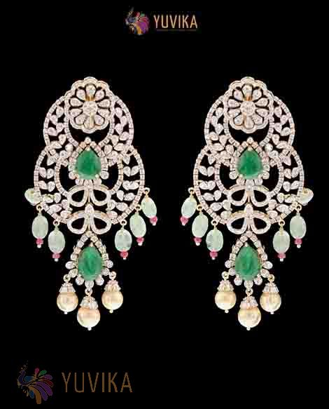 DIAMOND EARRINGS-HANGINGS