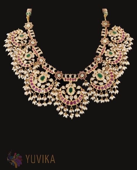 Gold 22k Necklace - Guthu Poosalu