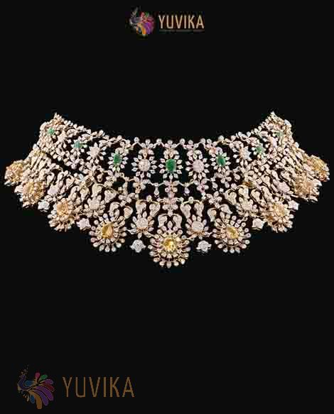 DIAMOND NECKLACE-DETACHABLE CHOKER