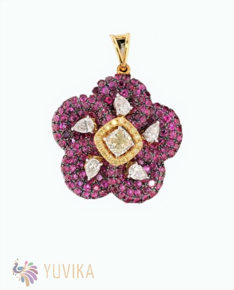 CHIC - RUBY DIAMOND PENDANT