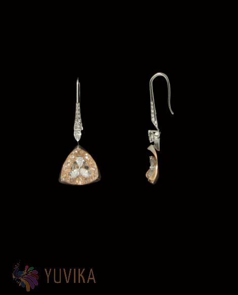 CHIC DIAMOND EARRINGS-HANGINGS