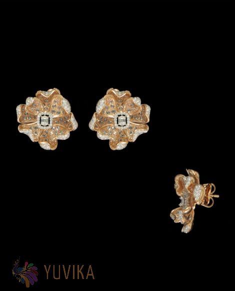 CHIC DIAMOND-EARRINGS-STUDS