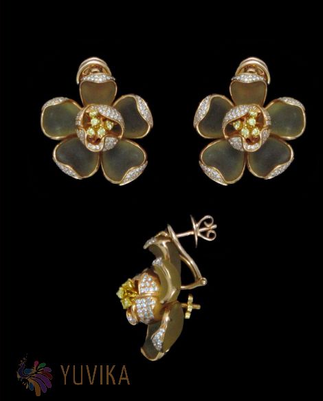 CHIC DIAMOND EARRINGS-STUDS