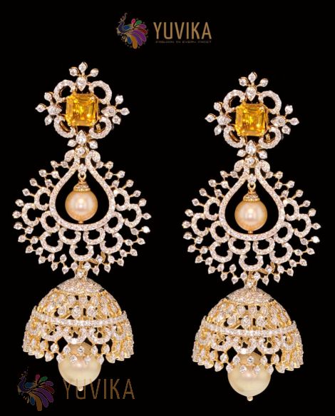 DIAMOND EARRINGS - DETACHABLE
