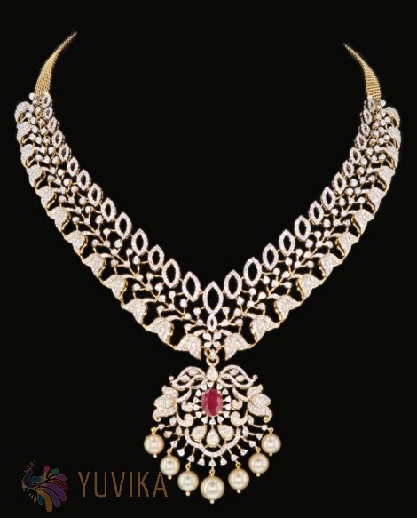 DIAMOND NECKLACE - DETACHABLE PENDANT