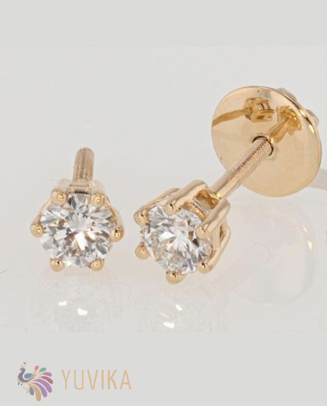 SSOLITAIRE DIAMOND EARRINGS