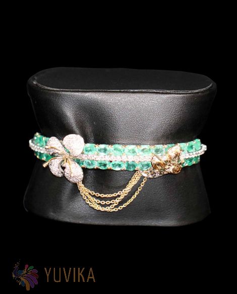 Diamond Emerald Bracelet