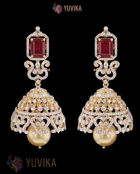 DIAMOND EARRINGS-JHUMKAS