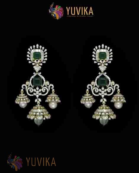 DIAMOND EARRINGS - JHUMKAS