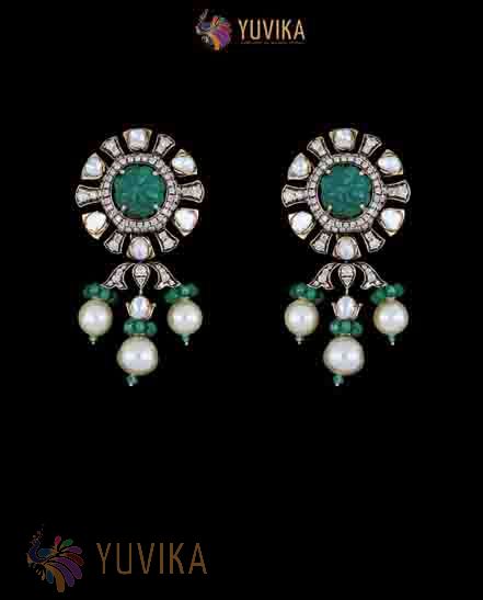 FLAT DIAMOND EARRINGS