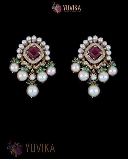 FLAT DIAMOND EARRINGS