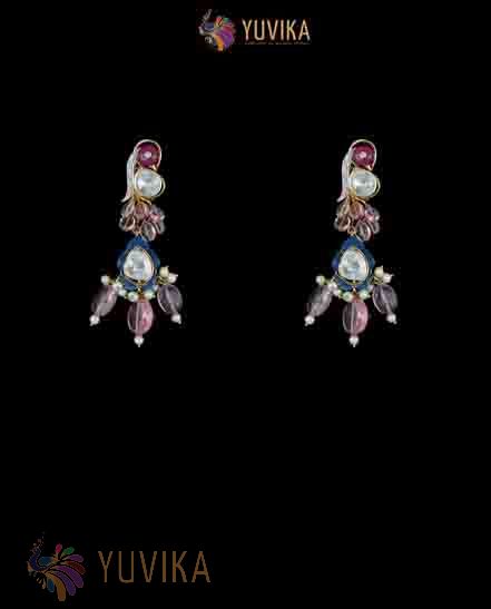 FLAT DIAMOND EARRINGS