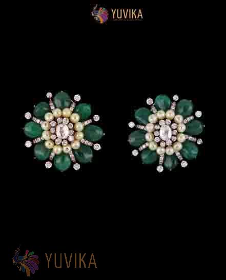 ROSECUT DIAMOND EARRINGS