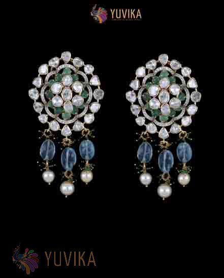 FLAT DIAMOND EARRINGS