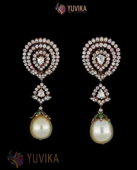 ROSECUT DIAMOND EARRINGS 