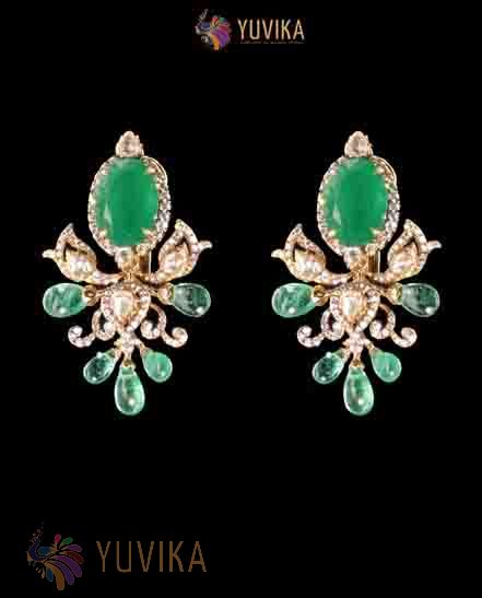 ROSECUT DIAMOND EARRINGS