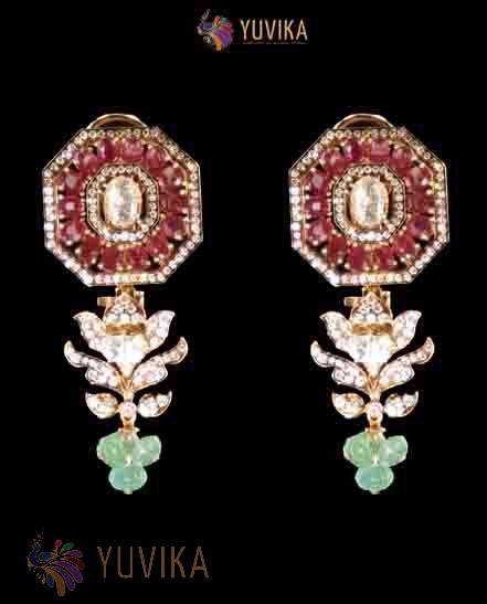 ROSECUT DIAMOND EARRINGS