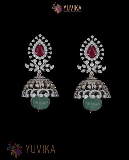 DIAMOND EARRINGS JHUMKA