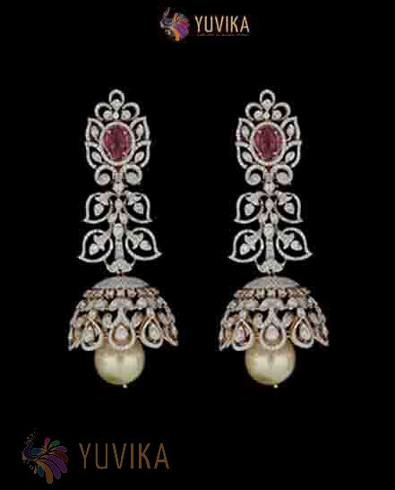 DIAMOND EARRINGS JHUMKA
