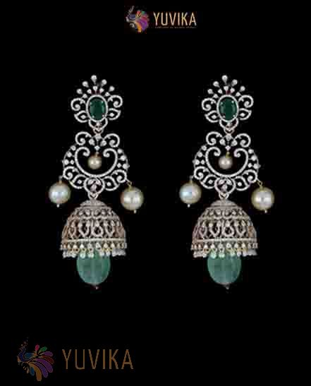 DIAMOND EARRINGS JHUMKA