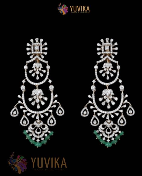 DIAMOND EARRINGS HANGING