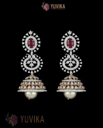 DIAMOND EARRINGS JHUMKA