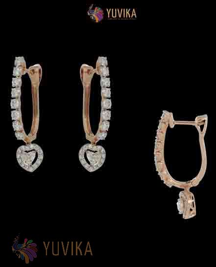 DIAMOND EARRINGS HOOPS