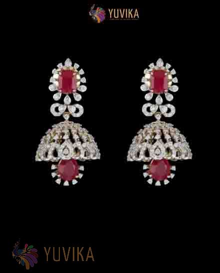 DIAMOND EARRINGS JHUMKA