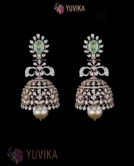 DIAMOND EARRINGS JHUMKA