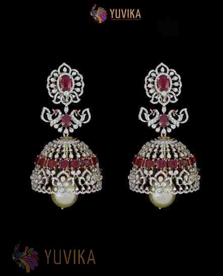 DIAMOND EARRINGS JHUMKA
