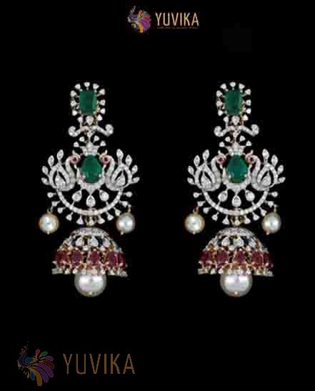 DIAMOND EARRINGS JHUMKA