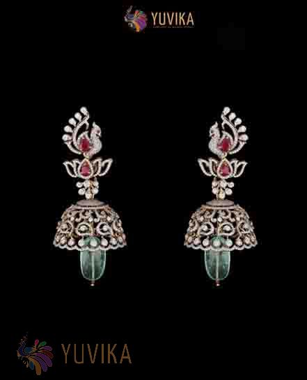 DIAMOND EARRINGS JHUMKA