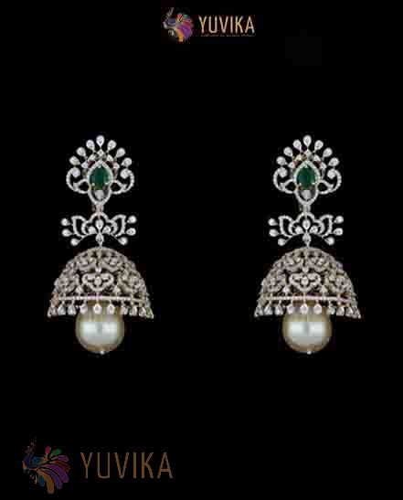 DIAMOND EARRINGS JHUMKA