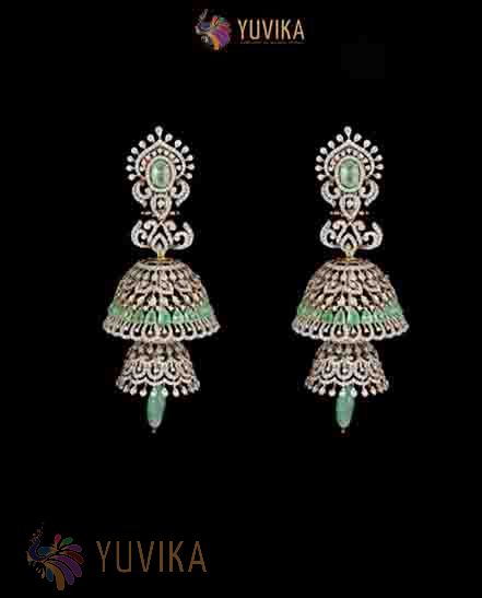 DIAMOND EARRINGS JHUMKA