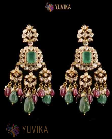 FLAT DIAMOND EARRINGS