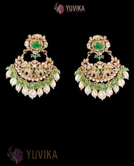 DIAMOND POLKI EARRINGS