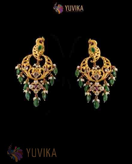 DIAMOND POLKI EARRINGS