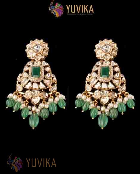 Nakshi Polki Earrings