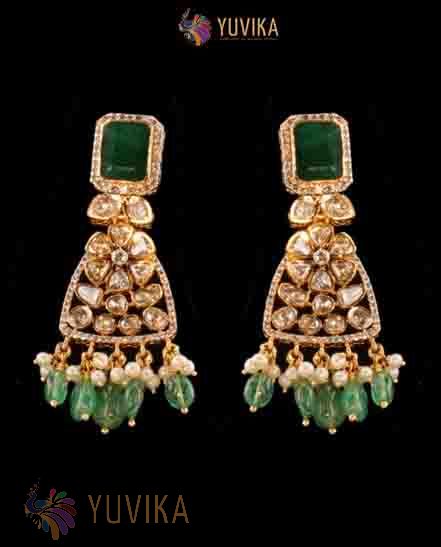 FLAT DIAMOND EARRINGS