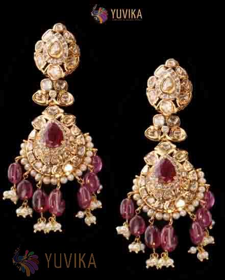 FLAT DIAMOND EARRINGS