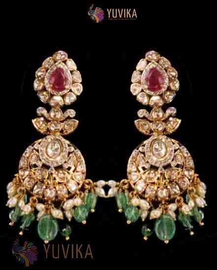 FLAT DIAMOND EARRINGS