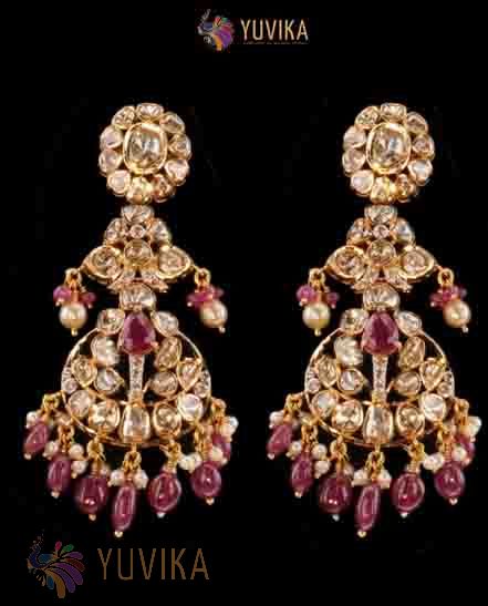 FLAT DIAMOND EARRINGS