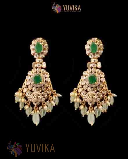 FLAT DIAMOND EARRINGS