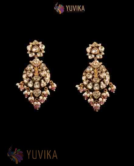 FLAT DIAMOND EARRINGS