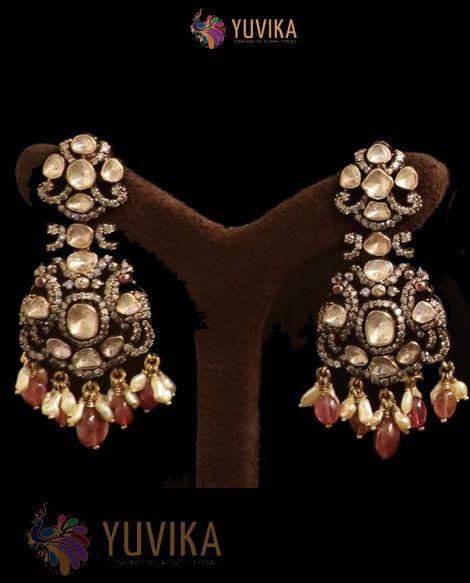 FLAT DIAMOND EARRINGS