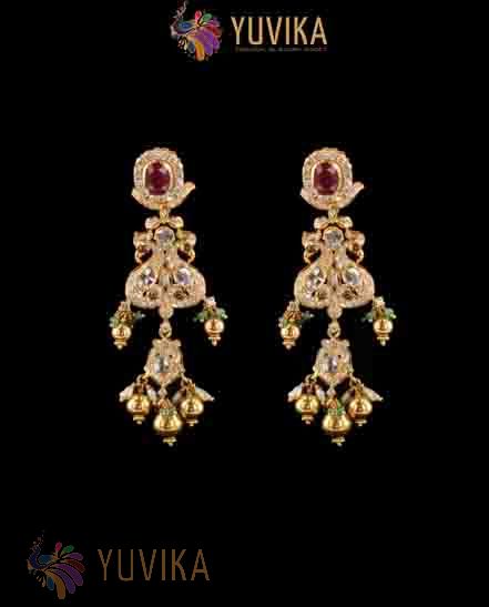 Nakshi Polki Earrings