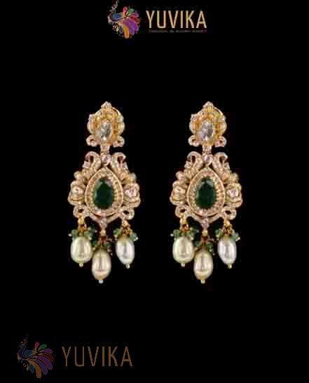 Nakshi Polki Earrings