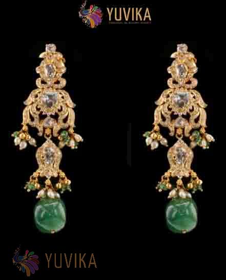 Nakshi Polki Earrings