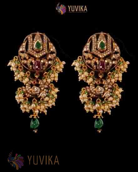 Nakshi Polki Earrings